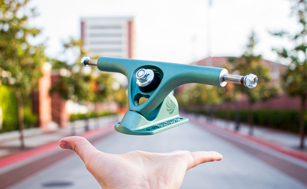 V3 180mm 50º Longboard Trucks Sage Green Paris Truck Co on Tampa Home & Garden Store