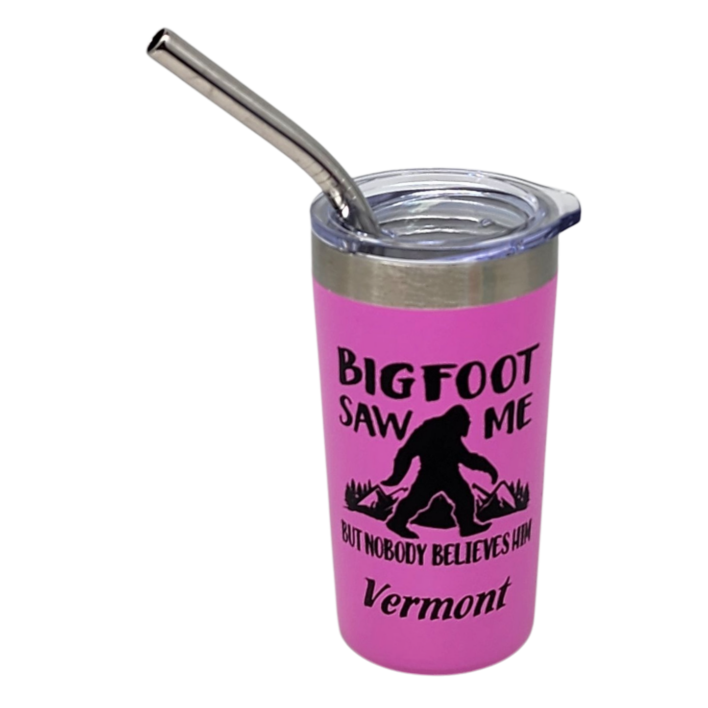 Vermont Bigfoot Stainless Steel 2oz Shooter - Pink - Tampa Home & Garden Store