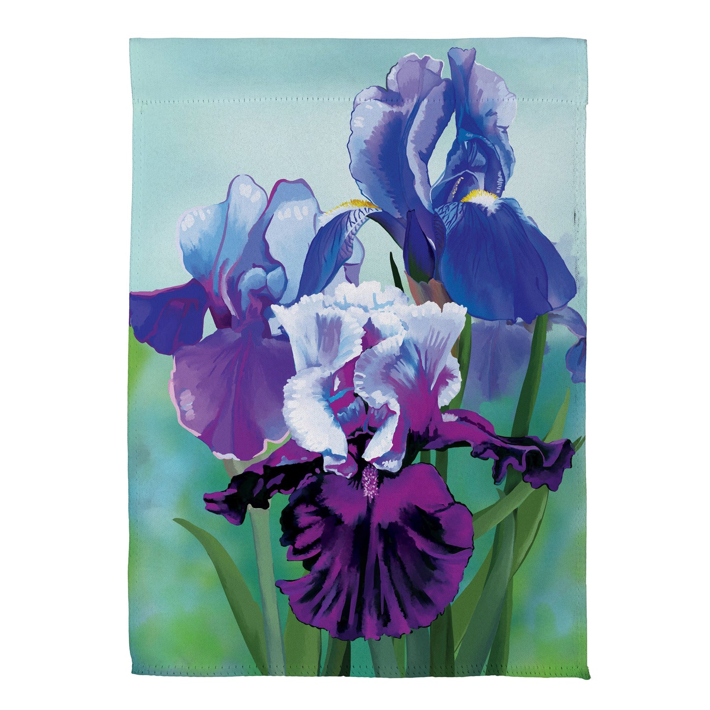 Vibrant Iris Suede Garden Flag - Tampa Home & Garden Store