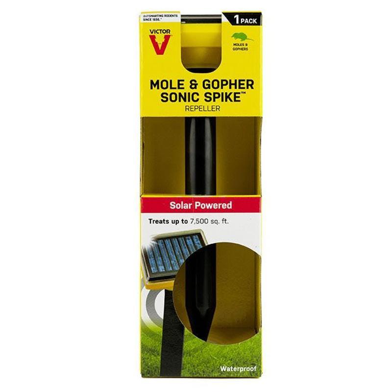 Victor Solar Powered Sonic Spike Mole Repeller - Tampa Home & Garden Store
