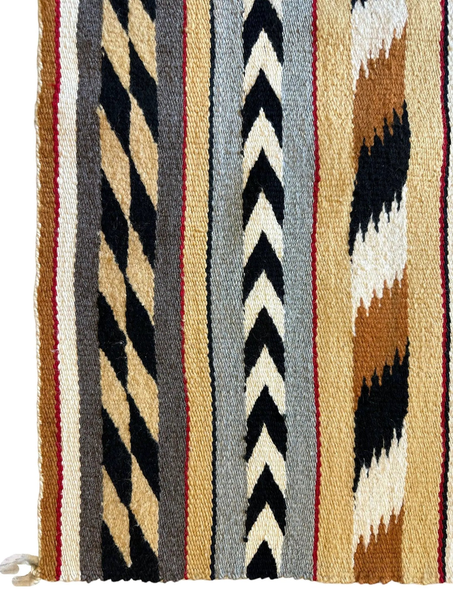 Vintage Navajo wool Kilim rug 29x32 inches with geometric pattern Rugistan on Tampa Home & Garden Store