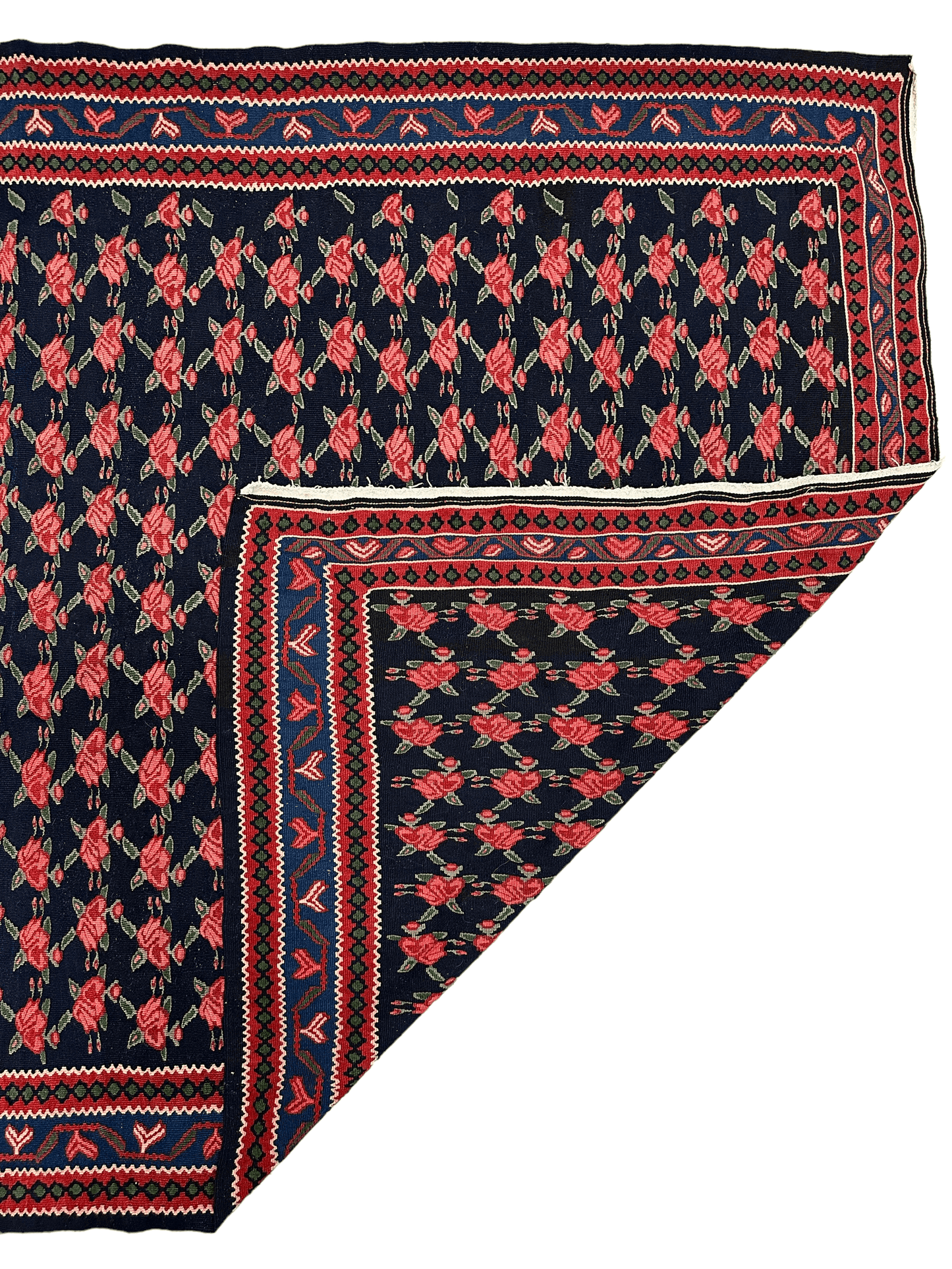 Vintage Persian Senneh Kilim 4’4” x 7’ - Tampa Home & Garden Store