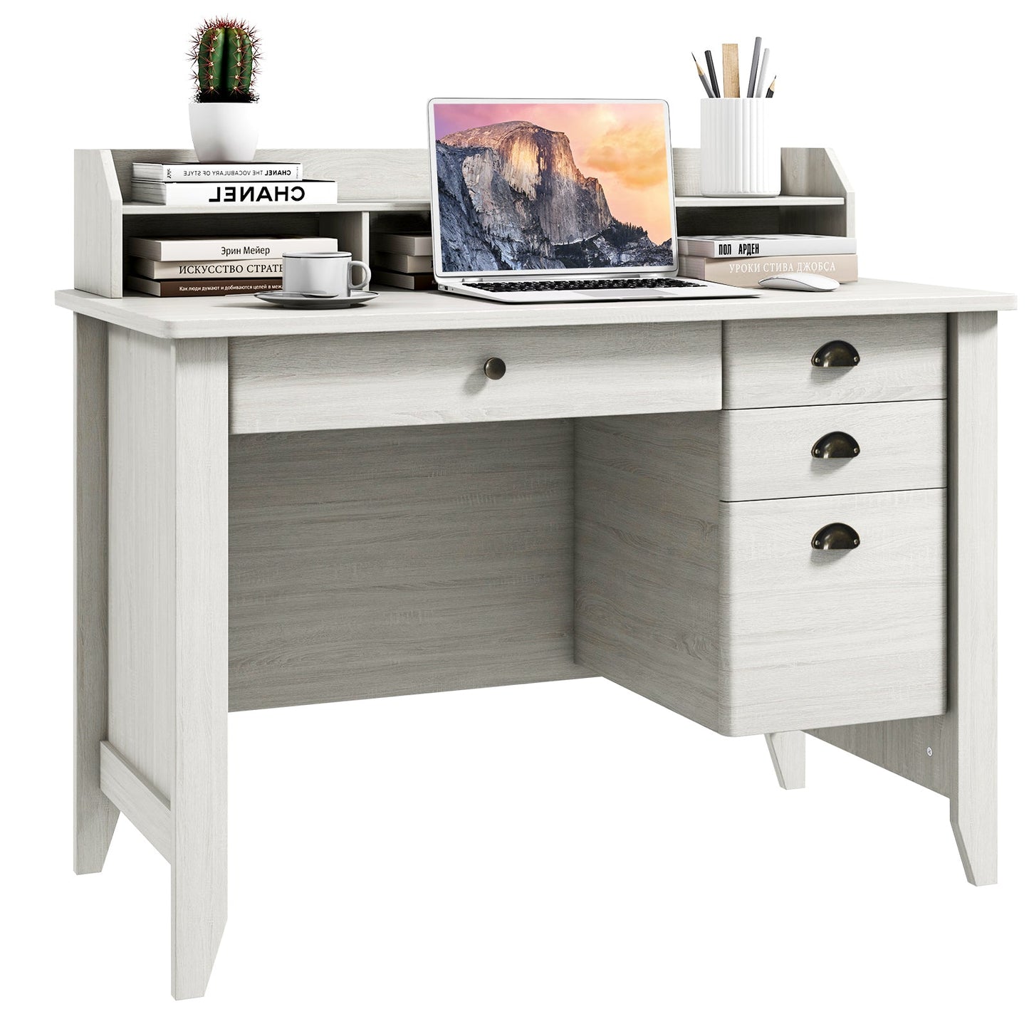 Computer Desk PC Laptop and Writing Table Workstation -Black