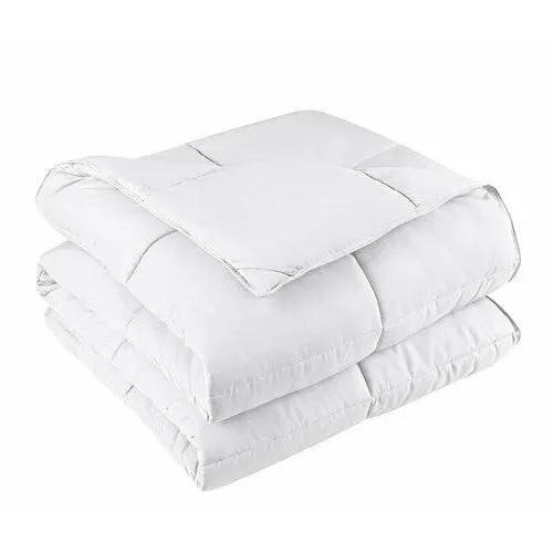 King/Cal King Traditional Microfiber Reversible 3 Piece Comforter Set in White - Tampa Home & Garden Store