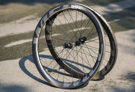 Wiel carbon tubeless clincher disc brake wheelset, 2-wheel set with matte gray rims on Tampa Home & Garden Store