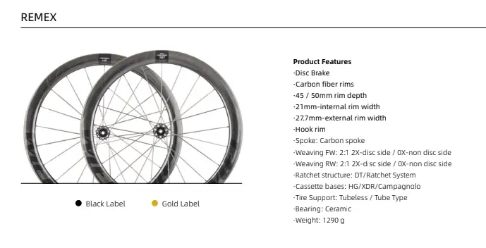 Wiel Carbon Tubeless Clincher Disc Brake Wheelset MagicCycling carbon fiber rims 2-wheel set on Tampa Home & Garden Store