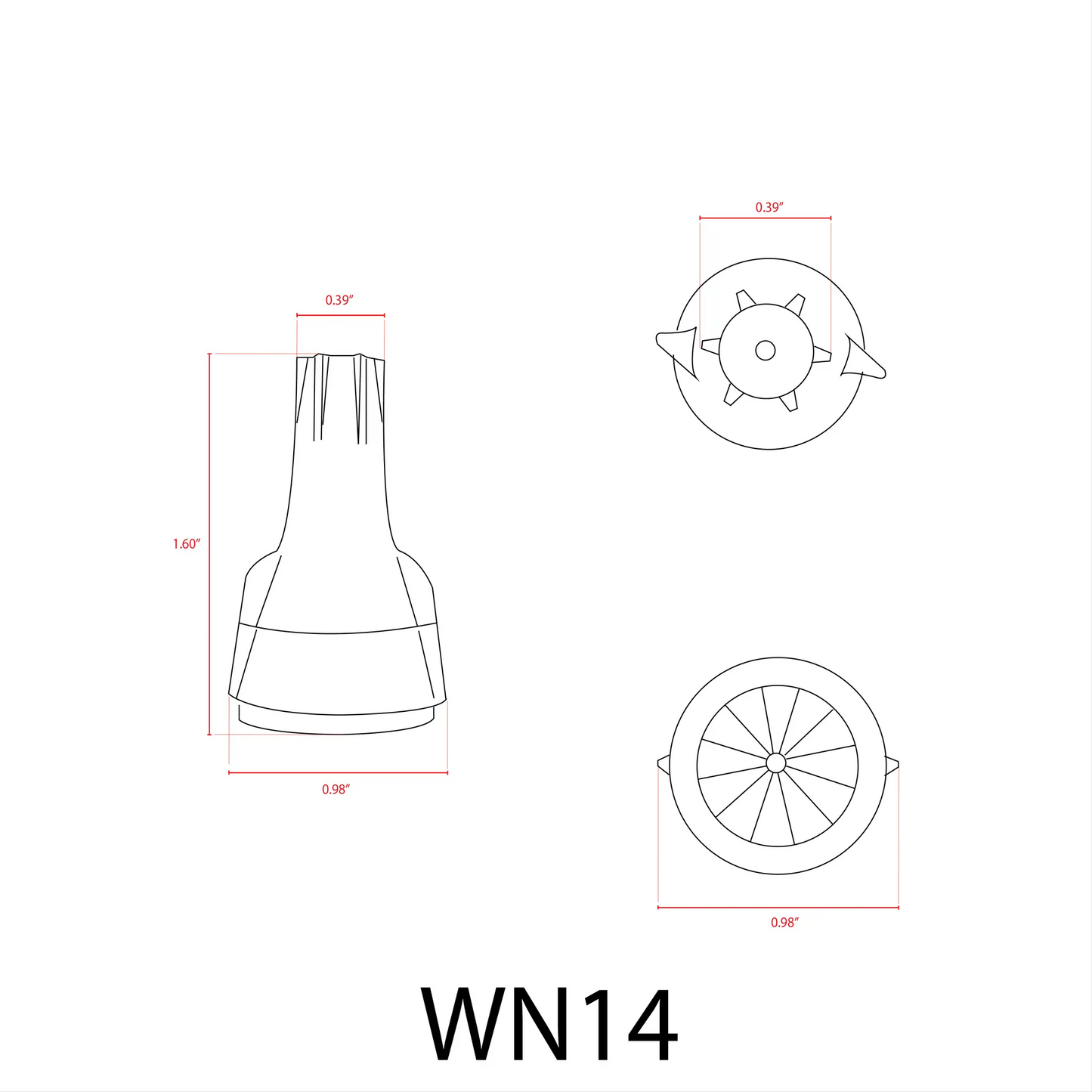 WN14 - Large Grease Filled Wire Nut for Landscape Lighting Installation - Tampa Home & Garden Store