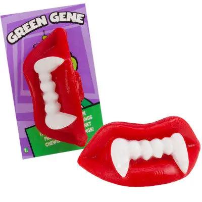 Wack-O-Wax Wax Fangs cherry candy, red wax lips with white fangs on Tampa Home & Garden Store