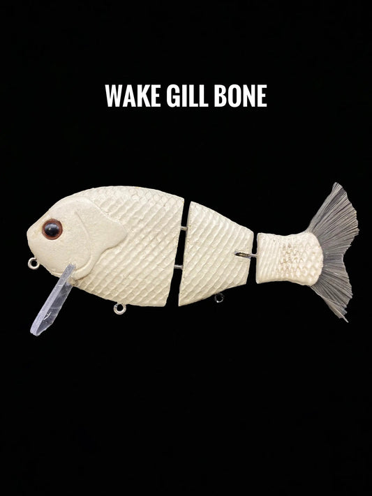 Wake Gill 6 Inch Gill Profile soft swimbait bone white segmented body on Tampa Home & Garden Store