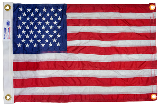 Bandera estadounidense de nailon WallSafe™ para pared | Ojales reforzados | Hecho en EE. UU.