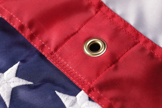 WallSafe™ Polyester Wall-Mounted American Flag | Reinforced Edge Grommets | Made in USA - Tampa Home & Garden Store