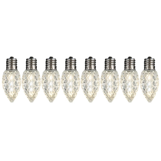 Warm White LED C-9 Lightbulbs - 25 Pack - Tampa Home & Garden Store