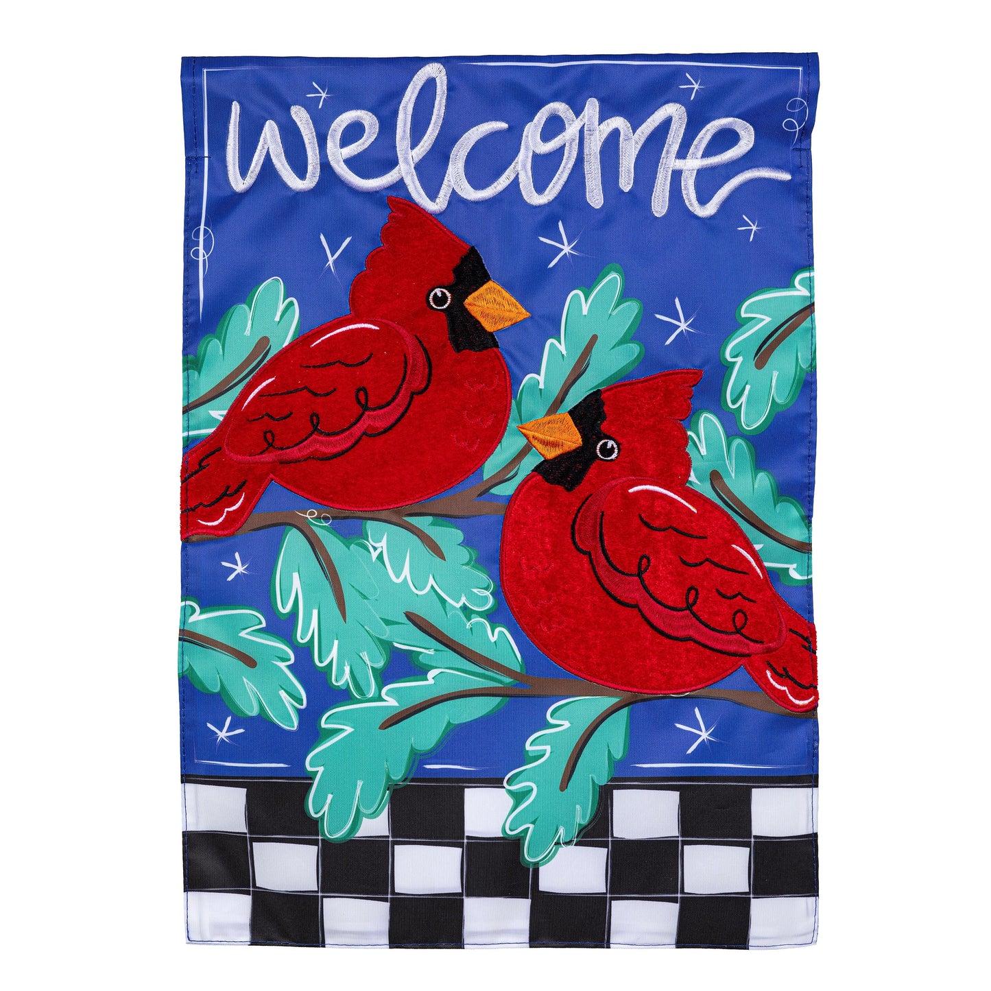 Welcome Winter Friends Applique Garden Flag - Tampa Home & Garden Store