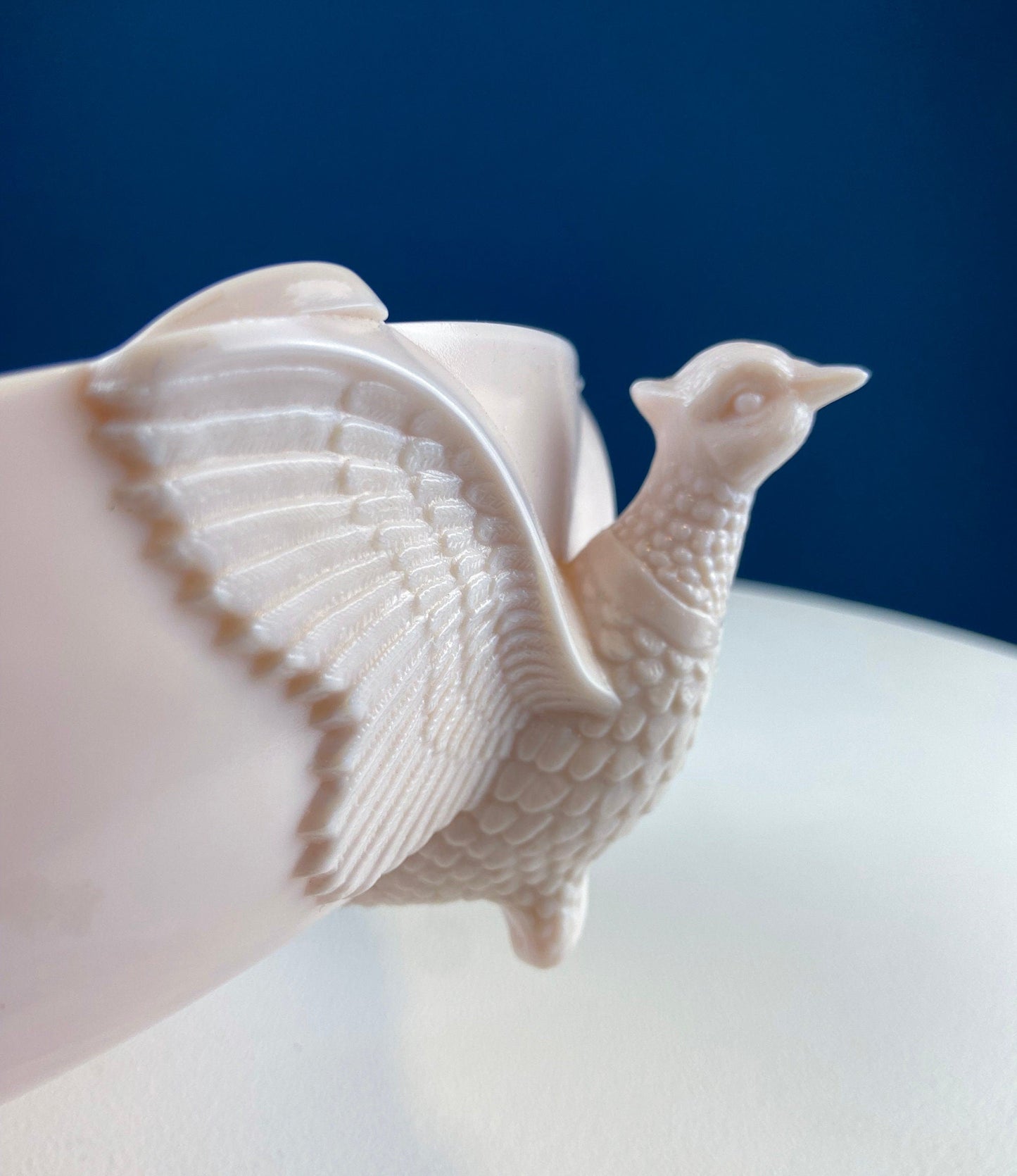 Westmoreland Milk Glass Eagle with Babies. Large White Bird On Nest Bowl. Cookie Jar with Lid. Storage Dish for Trinkets or Bath Accessories - Tampa Home & Garden Store