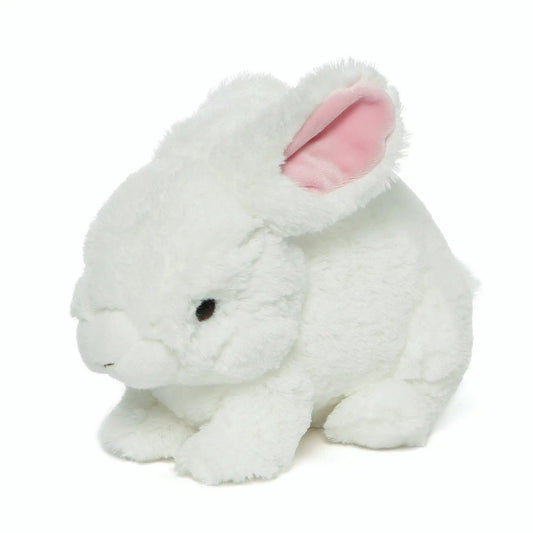 Whispers White Bunny Plush Rabbit for Easter with pink inner ears soft plush toy on Tampa Home & Garden Store