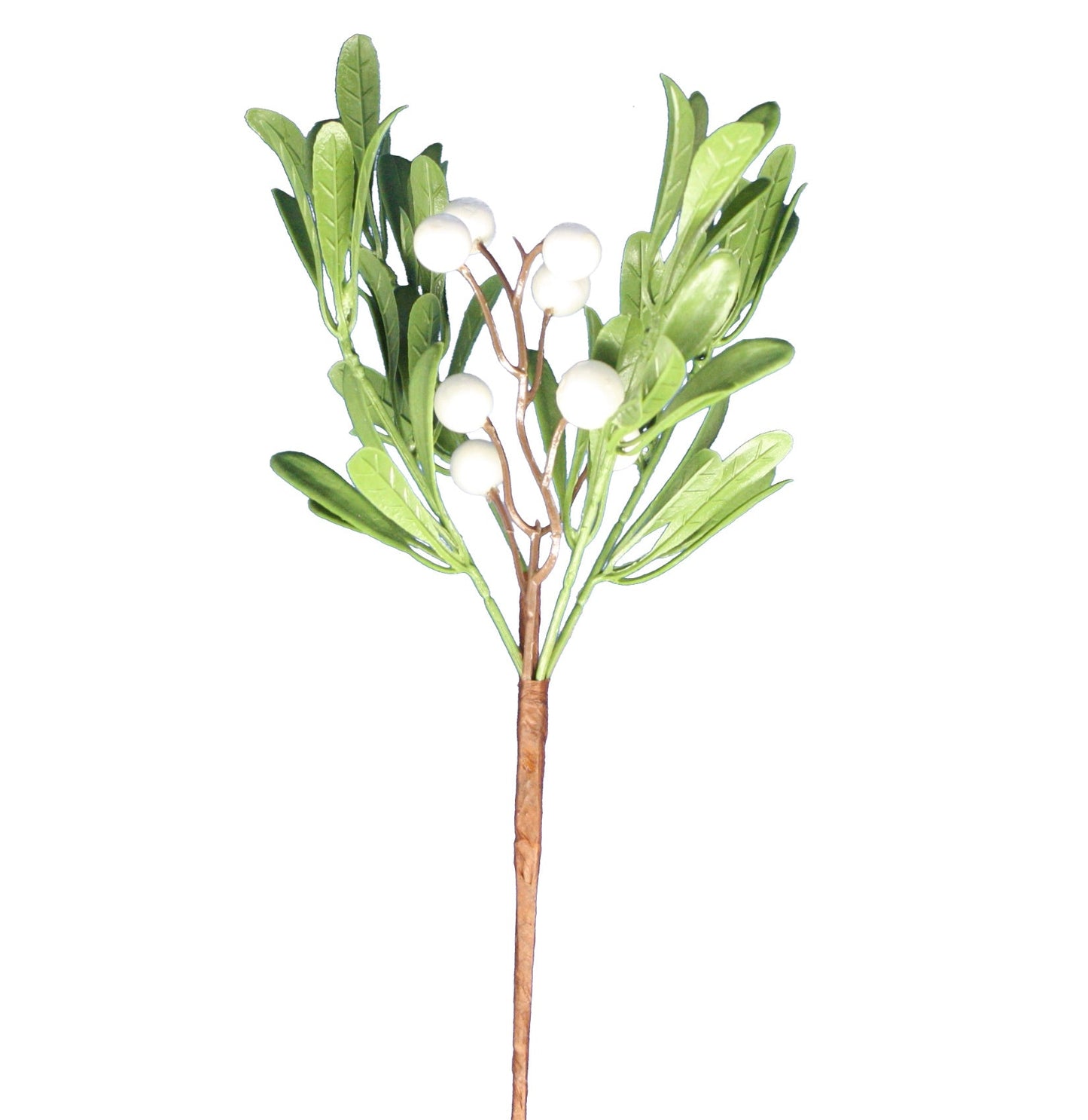 White Berry Mistletoe Pick - Tampa Home & Garden Store