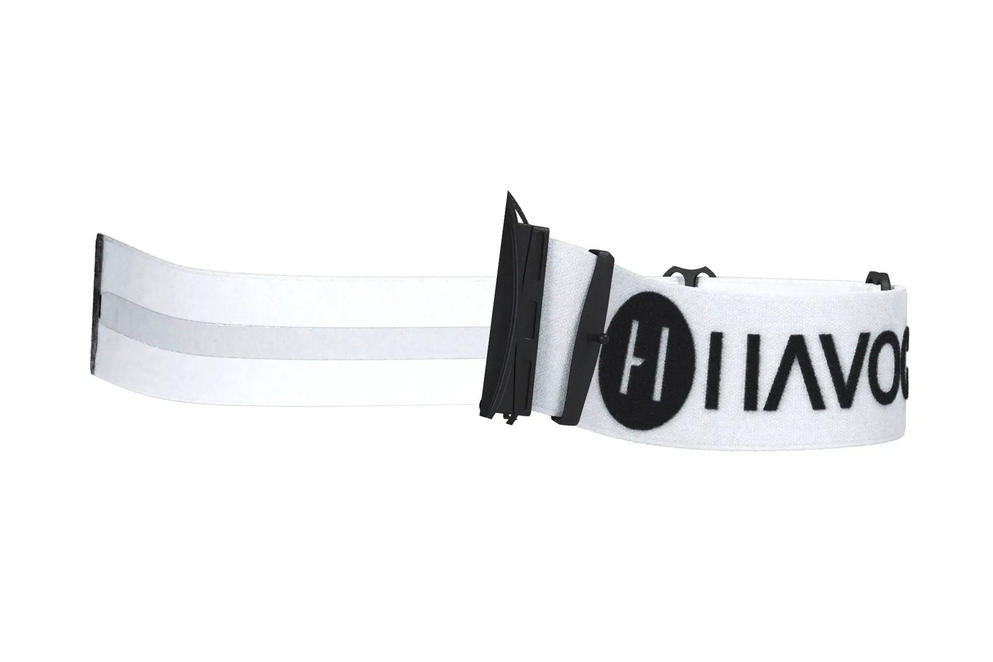 White Havoc goggles strap for Helios/Infinity with black adjusters on Tampa Home & Garden Store