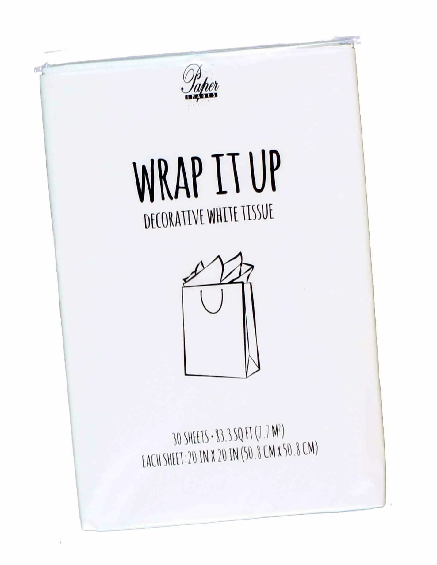 White tissue pack 30 sheets 20x20 tissue for gift wrap by The Country Christmas Loft on Tampa Home & Garden Store