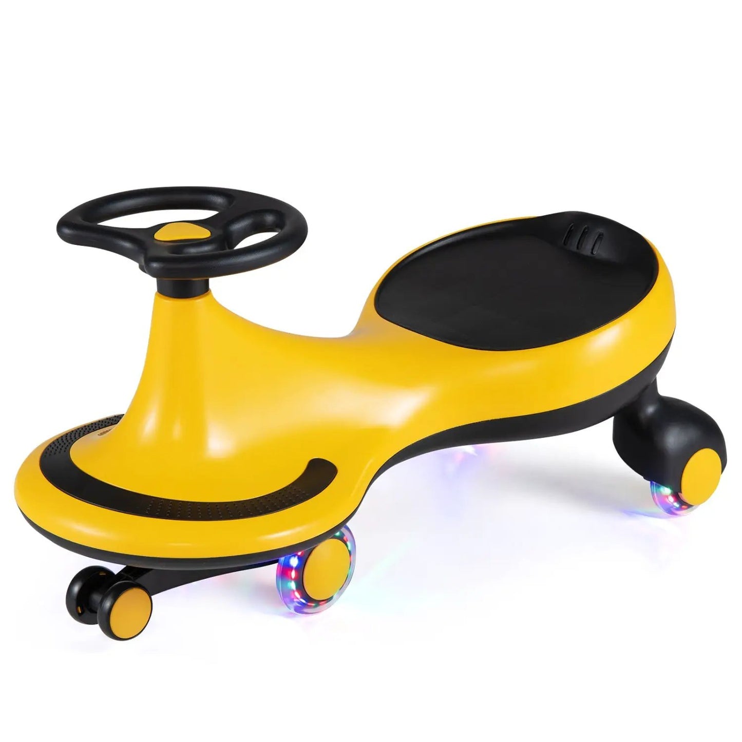 Wiggle Car Ride-on Toy with Flashing Wheels-Blue - Tampa Home & Garden Store