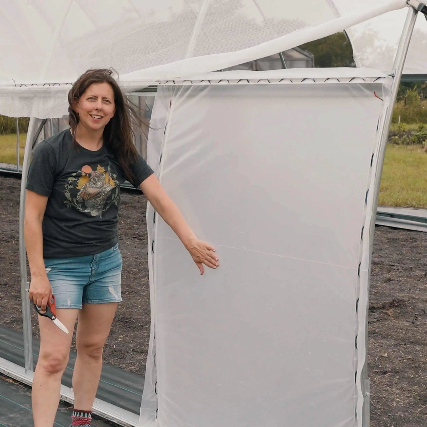Wind Panel Kit for Hoop Houses Winter Shield panels Bootstrap Farmer greenhouse on Tampa Home & Garden Store