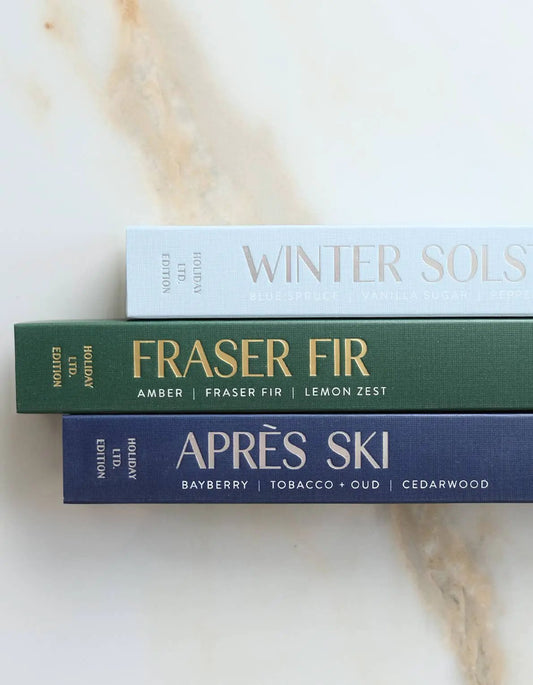 Incense box trio: Winter Solstice Spruce & Peppermint, Fraser Fir by Terra Cotta Botanical Boutique on Tampa Home & Garden Store
