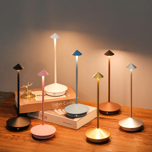 Wireless LED Table Lamp with Touch Dimming | Cordless Ambient Lighting - Tampa Home & Garden Store