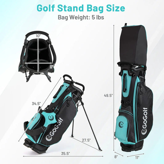 Women's complete golf clubs set with turquoise and black stand bag in green DirectDeals on Tampa Home & Garden Store