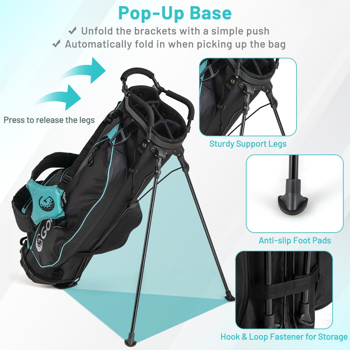Women's complete golf club set with green stand bag by DirectDeals on Tampa Home & Garden Store
