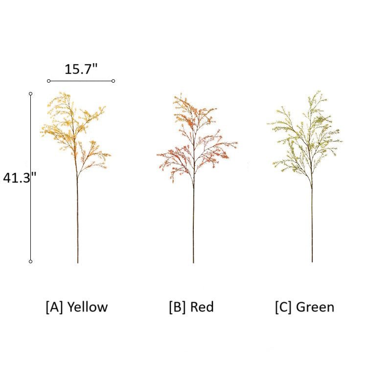 Lifelike Layered Leaf Spray 41in tall yellow/red/green foliage RusticReach on Tampa Home & Garden Store