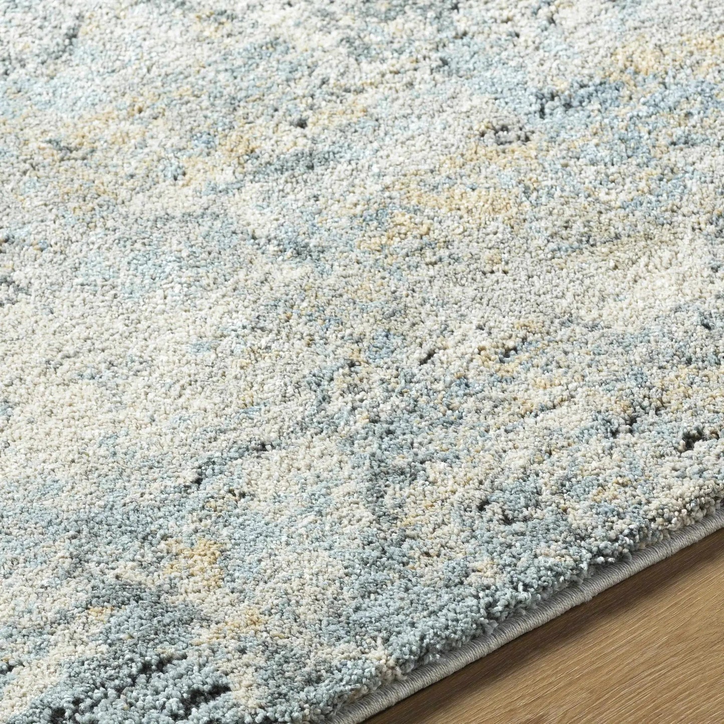 Zadie Thick Luxe Rug in Tan and Beige by Boutique Rugs, plush textured pile for a neutral, cozy look on Tampa Home & Garden Store