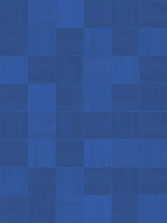 Zellige Wallpaper, cobalt - Tampa Home & Garden Store