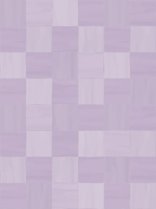 Zellige Wallpaper, lavender - Tampa Home & Garden Store