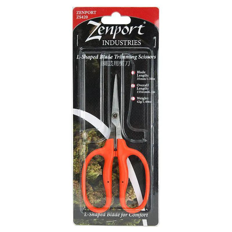 Zenport Curved Blade Snips for Flowers orange ergonomic handles gardening tool on Tampa Home & Garden Store