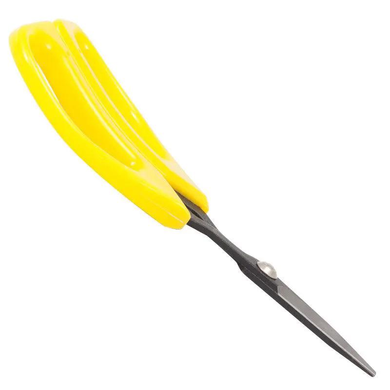 Zenport Ergonomic Bent-Handle Harvest Scissors with yellow grips and carbon-steel blades on Tampa Home & Garden Store