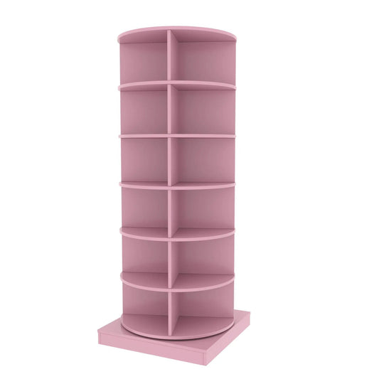 Shoe rack 360 Rotating Shoe Cabinet 6 Layers by Unique Piece Furniture in pink on Tampa Home & Garden Store