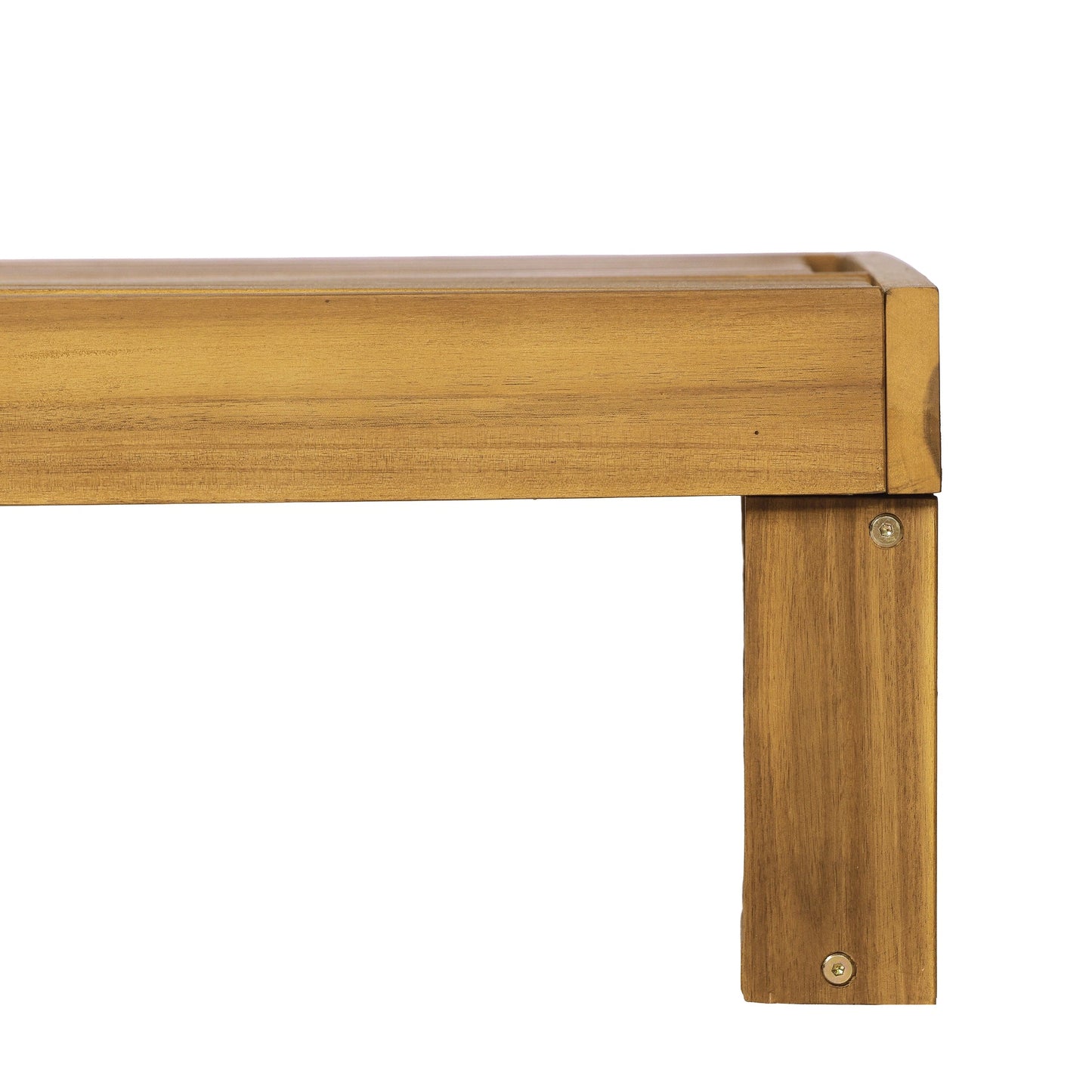 Acacia Wood Chaise Lounge with Adjustable Comfort