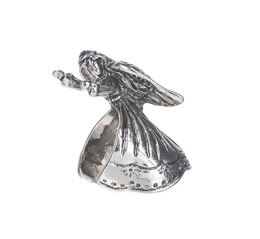 Get a Grip Charm Angel Ring silver-tone charm pendant The Country Christmas Loft on Tampa Home & Garden Store