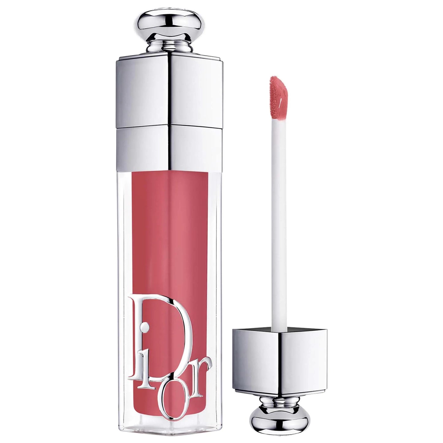 Dior Addict Lip Maximizer lip gloss in pink, clear tube with silver cap and wand on Tampa Home & Garden Store