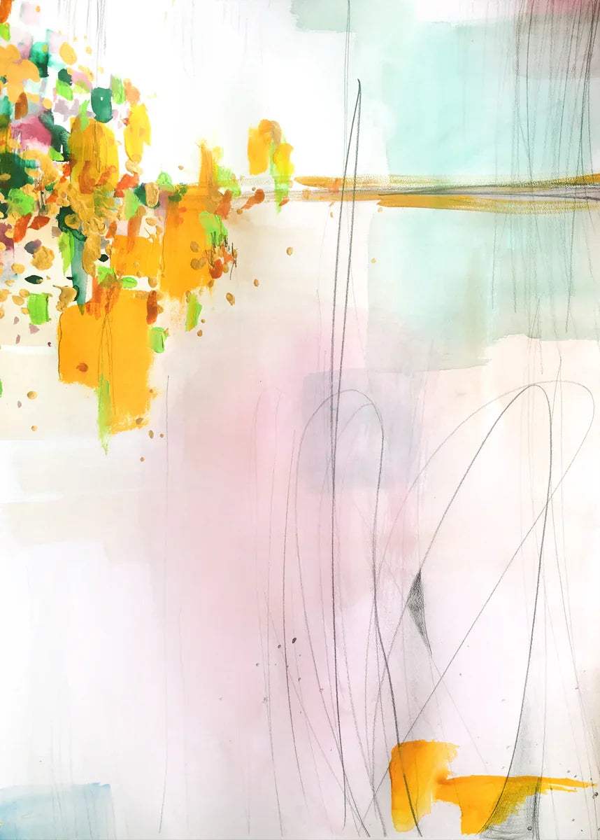 Impresión artística abstracta Mirage – Arte de pared moderno de archivo