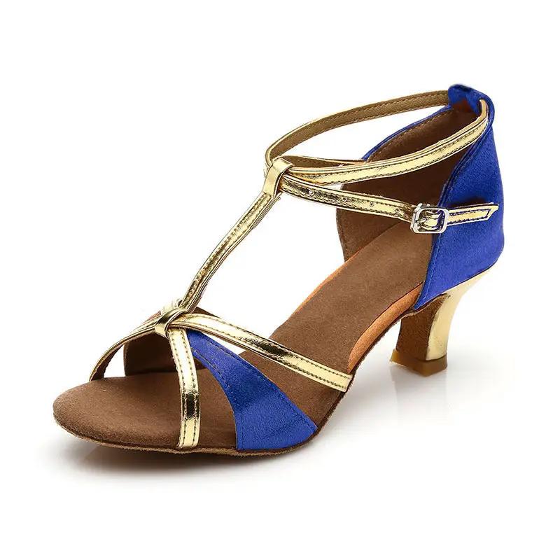 Latin Dance Shoes for Ladies Mid High Heels