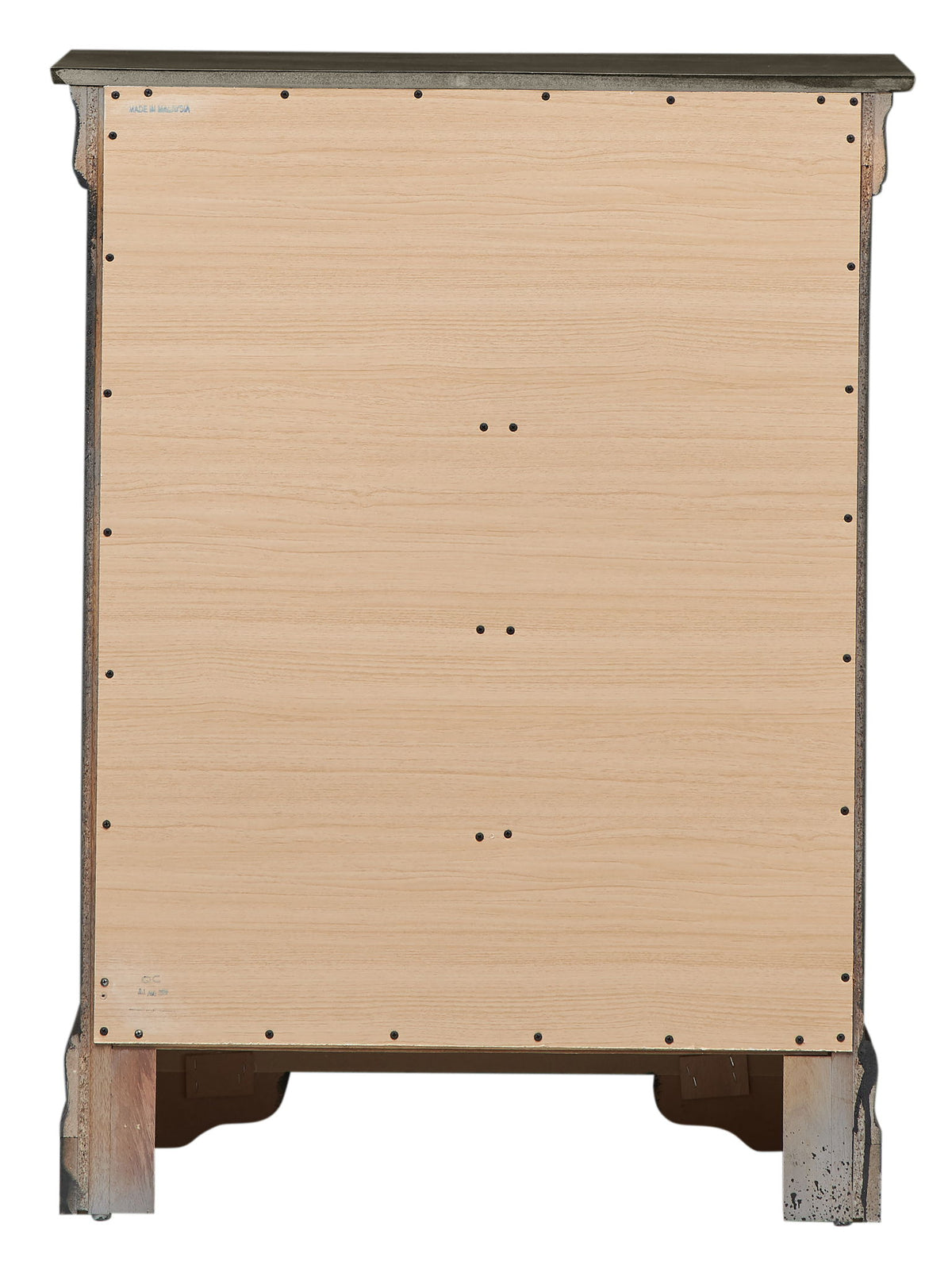 Traditional style storage chest with 4 drawers in dark gray finish, HouseOfZazla accent table on Tampa Home & Garden Store