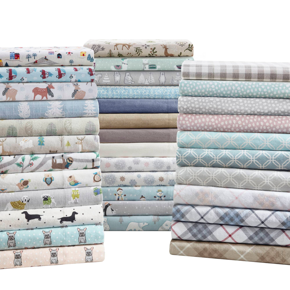 4 Piece King Printed Sheet Set Cotton Bedding by HouseOfZazla with assorted patterns on Tampa Home & Garden Store