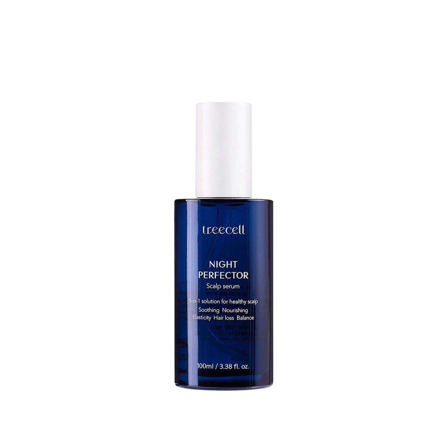 Treecell Night Perfector Scalp Serum blue bottle with white pump by Beauty Care Bag 100 ml on Tampa Home & Garden Store