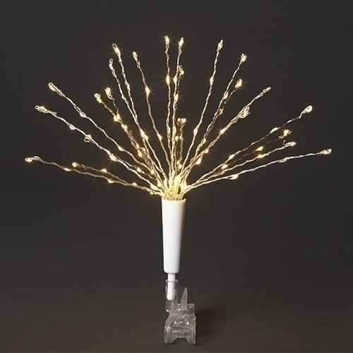 Adorno para árbol con luces LED - Blanco cálido
