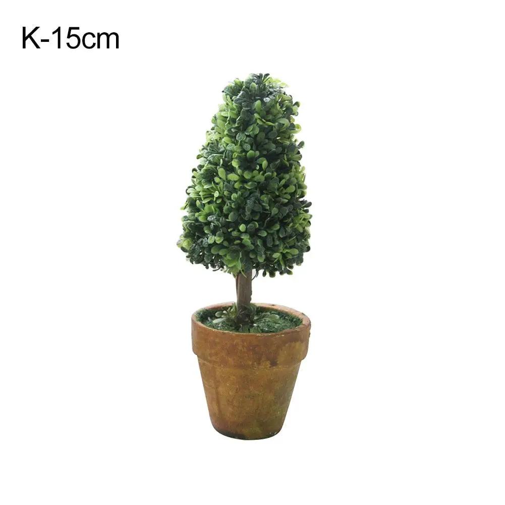 Artificial Heart Star Round Potted Bonsai Ornament
