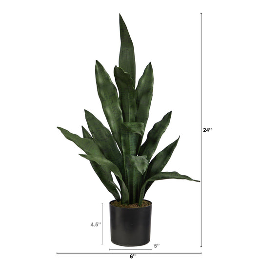 2’ Sansevieria Artificial Plant - Tampa Home & Garden Store