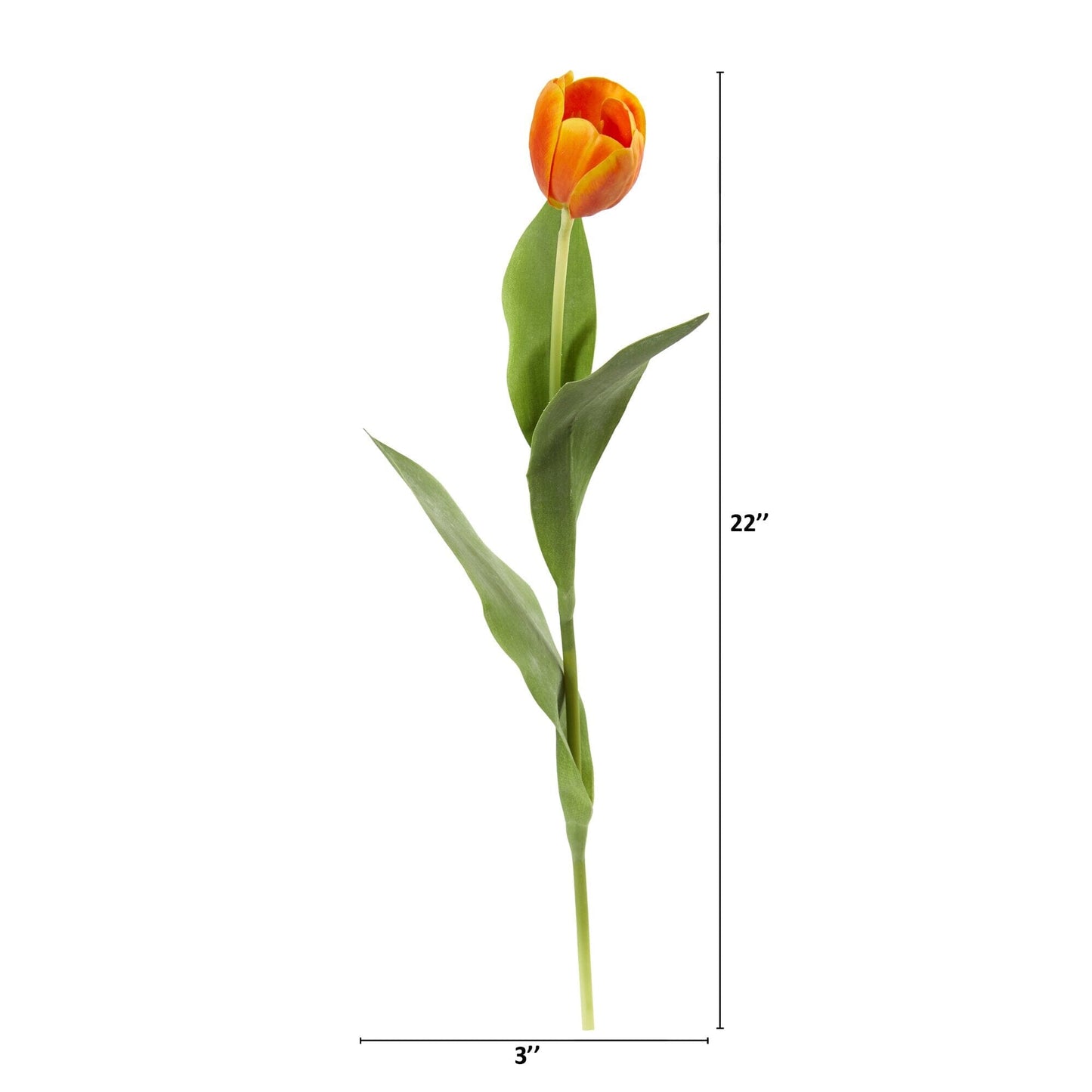 Tulipe artificielle de 55 cm (lot de 8)