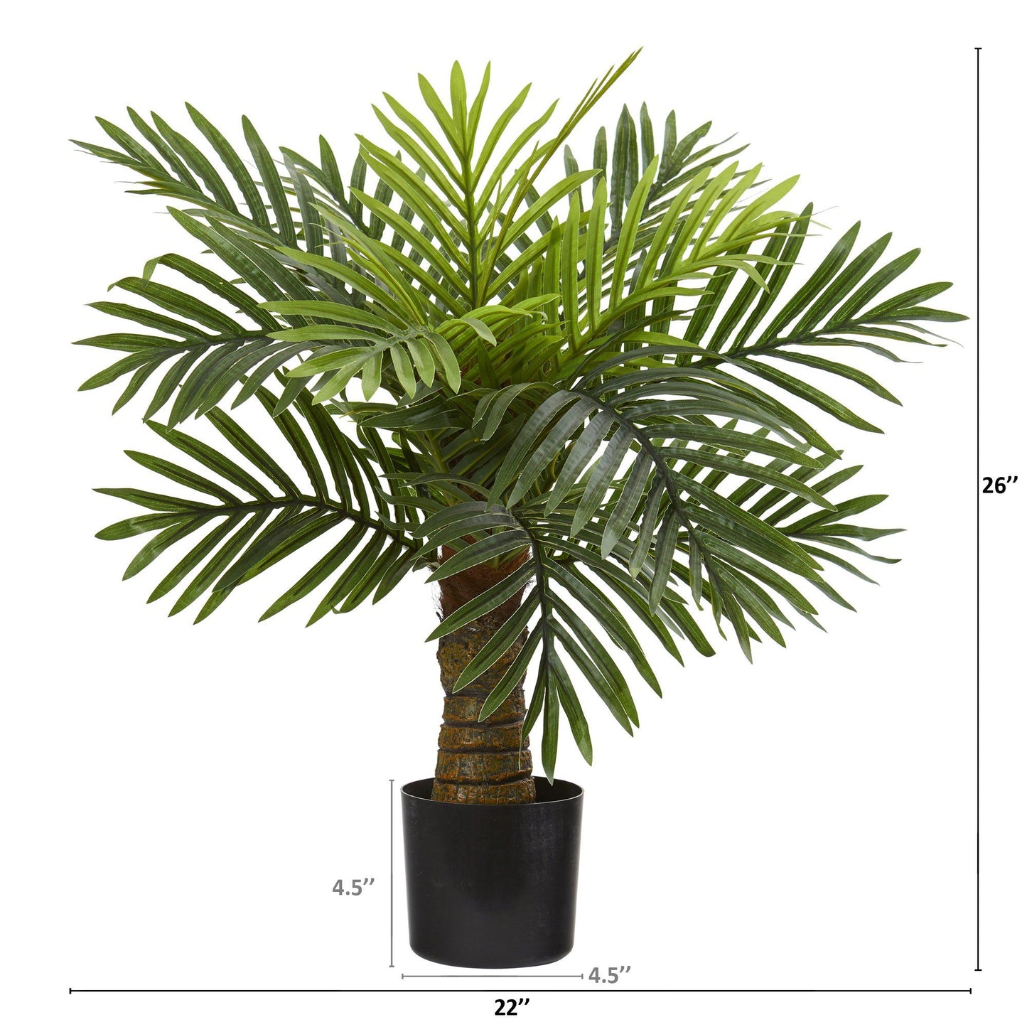 Palmera artificial Robellini de 26"