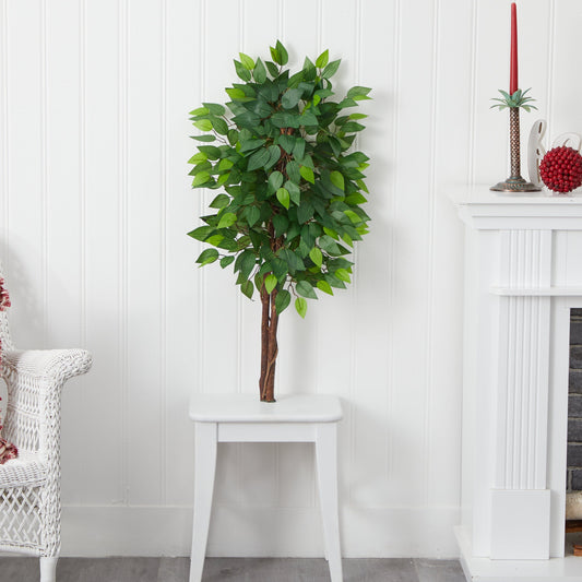 3’ Artificial Double Trunk Ficus Tree (No Pot) - Tampa Home & Garden Store