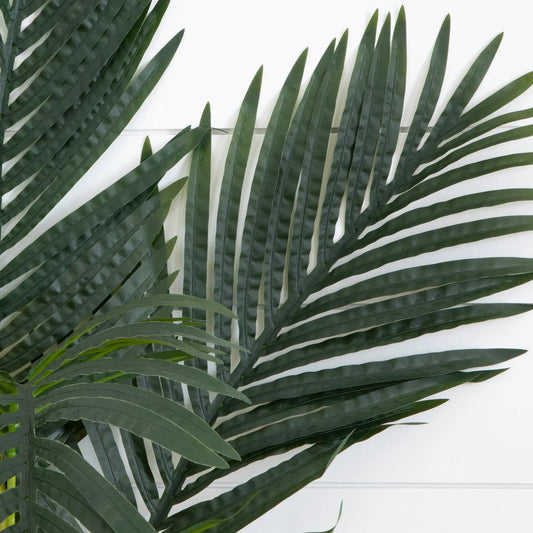 Artificial Golden Cane Palm Tree Without Pot with dark green fronds on Tampa Home & Garden Store